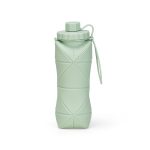 Garrafa Dobrável Silicone Personalizada Verde ES