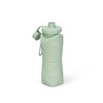 Garrafa Dobrável Silicone Personalizada Verde SP