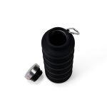 Garrafa Retrátil Silicone 500ml Personalizada COR PRETA