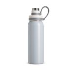 Garrafa inox personalizada brinde CINZA CLARO