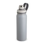Garrafa inox personalizada brinde Cinza