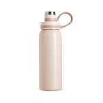 Garrafa inox personalizada brinde MARROM CLARO