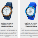 Relogio de pulso personalizado TO