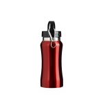 Squeeze Inox 500ml Personalizado VERMELHA. LADO