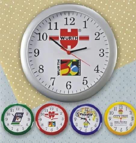 Relógio de Parede Personalizado com Logo