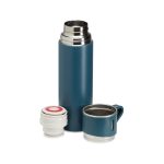 kit garrafa termica personalizado 2 canecas e sacola AZUL