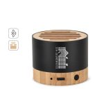 Caixinha de som 100% reciclado e bambu Brinde BA