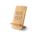 Carregador power bank portátil em bambu personalizada3
