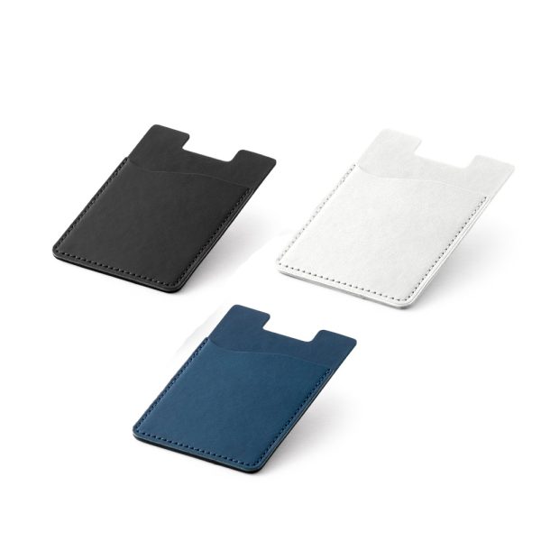 Porta cartões para celular em PU com bloqueio de RFID personalizado