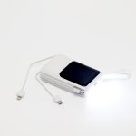 Power Bank 10.000mAh Lanterna Personalizado COR BRANCO