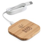 brindes sustentáveis carregador wireless em bambu personalizado.1