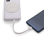 power bank 10.000mah personalizado BRANCO COR