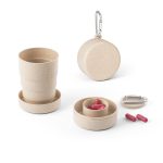 Copo Retrátil em Fibra de Bambu Personalizado