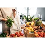 Sacola dobrável de algodão cru personalizada rj