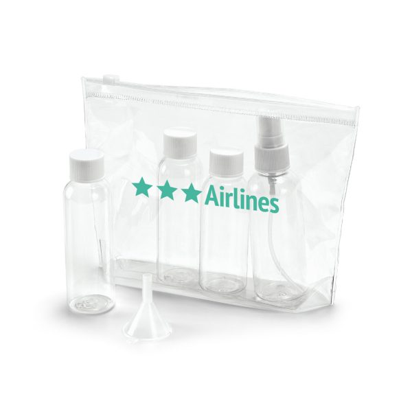necessaire personalizada de p.v.c transparente