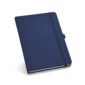 Brinde corporativo: caderno tipo Moleskine com logotipo,