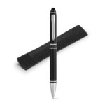 Caneta de metal com veludo personalizada