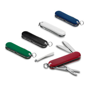 94192 VERBIER. Canivete multifunções Canivete multifunções em ABS e metal com 5 funções. 59 x 17 x 8 mm