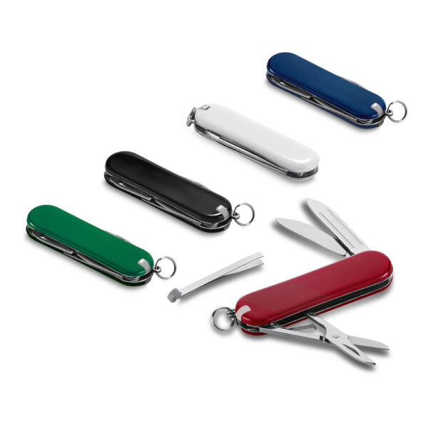 94192 VERBIER. Canivete multifunções Canivete multifunções em ABS e metal com 5 funções. 59 x 17 x 8 mm