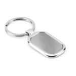 Chaveiro de metal oval personalizado a laser sp