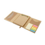 Kit para escritório eco-friendly bloco caneta régua post-it personalizados rj
