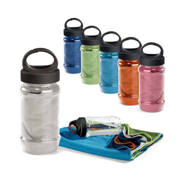 Kit toalha e garrafa personalizadas