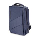 Mochila Com Expansor Pra Notebook Personalizada AZUL