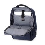Mochila Com Expansor Pra Notebook Personalizada AZUL ABERTA