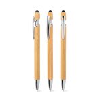caneta bambu com touch personalizado