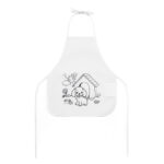 Avental de criança para pintar personalizado mg