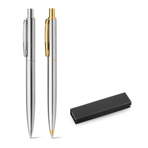 Descubra na Omega Promocional a elegância única da caneta de metal bonita personalizada, uma escolha sofisticada para destacar a sua marca em eventos e presentear clientes com estilo