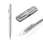 Caneta de metal com laser e LED personalizada