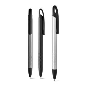 Caneta de metal gravada com logo,