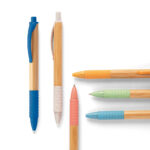 Caneta ecológica de bambu com fibra de trigo personalizada