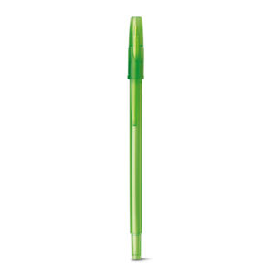 Caneta de plástico para brindes com tampa
