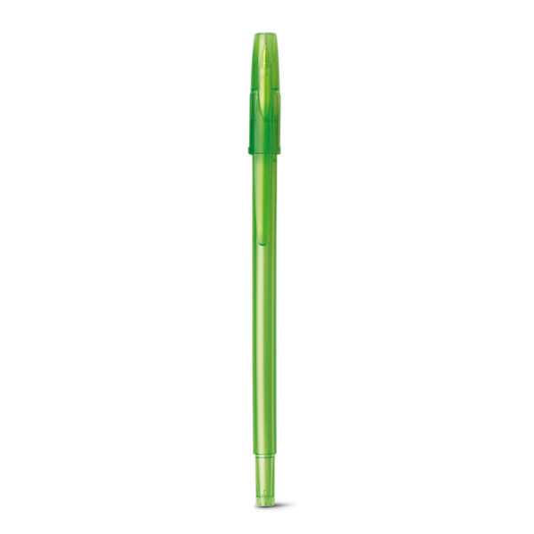 Caneta de plástico para brindes com tampa