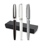 Caneta rollerbal com estojo personalizada para brindes