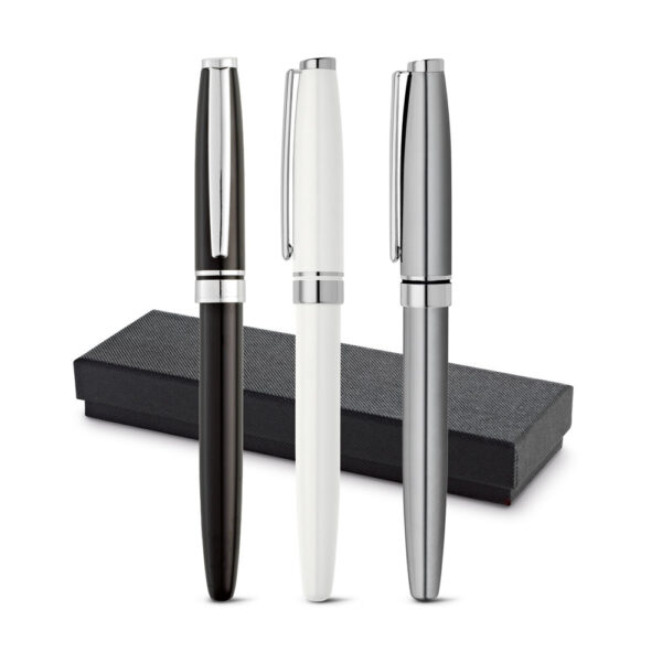 Caneta rollerbal com estojo personalizada para brindes Caneta rollerball com caixa para brindes