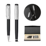 Conjunto caneta roller premium para brinde