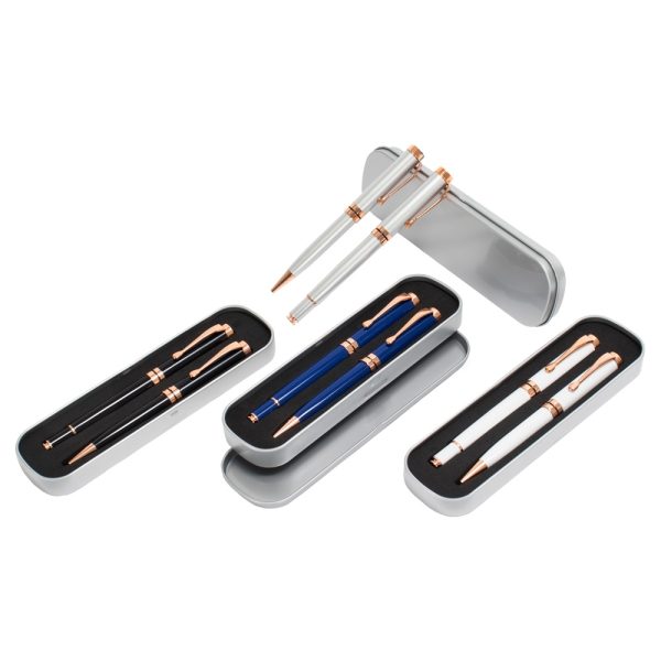 Conjunto canetas executivas 2 peças personalizada