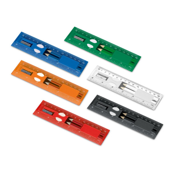 Kit escolar lápis apontador regua personalizado Kit escolar lápis apontador regua personalizado
