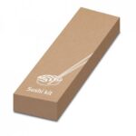 Kit para sushi em bambu com hashi personalizado mg
