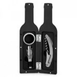 Kit para vinho formato de garrafa personalizados rj