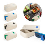 Marmita hermética em fibra de bambu personalizada