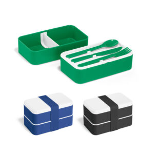 Marmita plástica com dois compartimentos personalizada