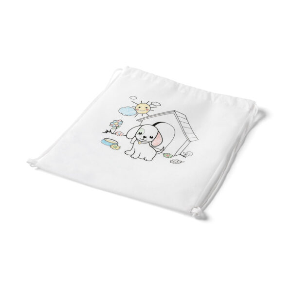 Mochila saco infantil para pintar personalizada
