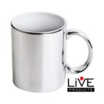 Caneca de Cerâmica Cromada Personalizada sp