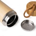 Garrafa térmica de bambu para brinde RJ
