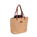 Bolsa Palha Trançada Personalizada COR BERGE