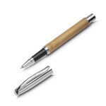 Brindes Sustentáveis Caneta Roller Corpo de Bambu Com Detalhes Em Metal Personalizada RJ